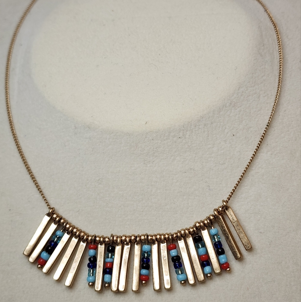 Kenneth Cole Delicate Glass Bead Necklace